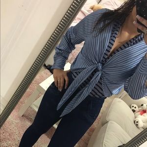 Zara tie bodysuit